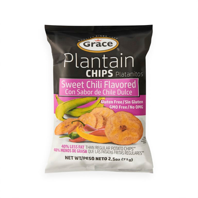 GRACE P/TAIN SWEET CHILLI CHIPS 24X71G